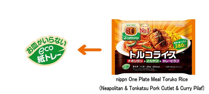 nippn One Plate Meal Toruko Rice (Neapolitan & Tonkatsu Pork Cutlet & Curry Pilaf)