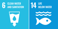6 Clean Water and Sanitation, 14 Life Below Water
